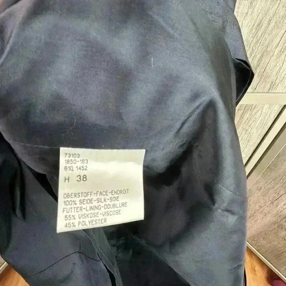 Bogner Dress Sz 38 Sheath Silk Lined Sleeveless Textured Made in Germany - Picture 5 of 7